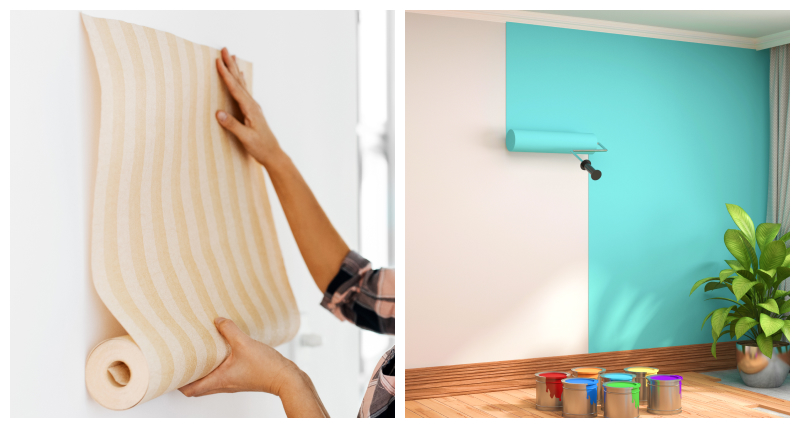 Wall Paint or Wallpaper