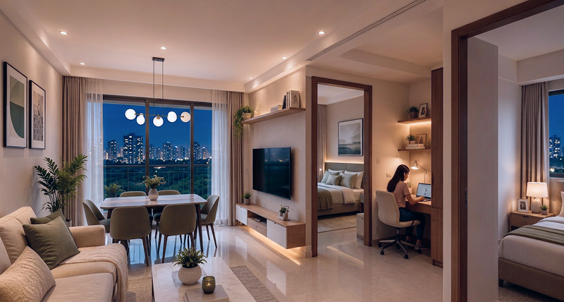 The Changing Role of Privacy and Personal Space in Modern 2 BHK Homes