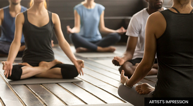 Ace Courtyard, Thane – Yoga & Meditation Area