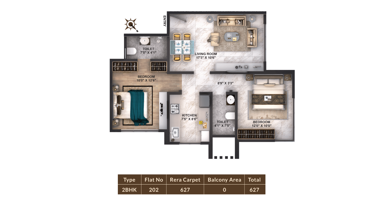 Luxury 2 BHK In Mulund