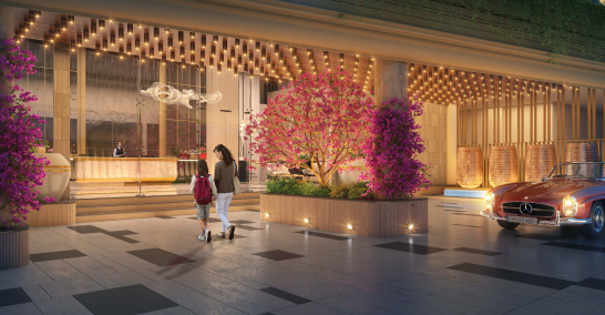 Luxurious Drop-Off Area